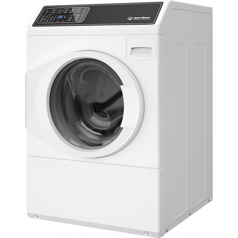 in White Speed Queen FF7005WN Frontload Washer with 3.48 cu ft Electronic Controls Stainless Steel Drum or 22 lb Capacity 