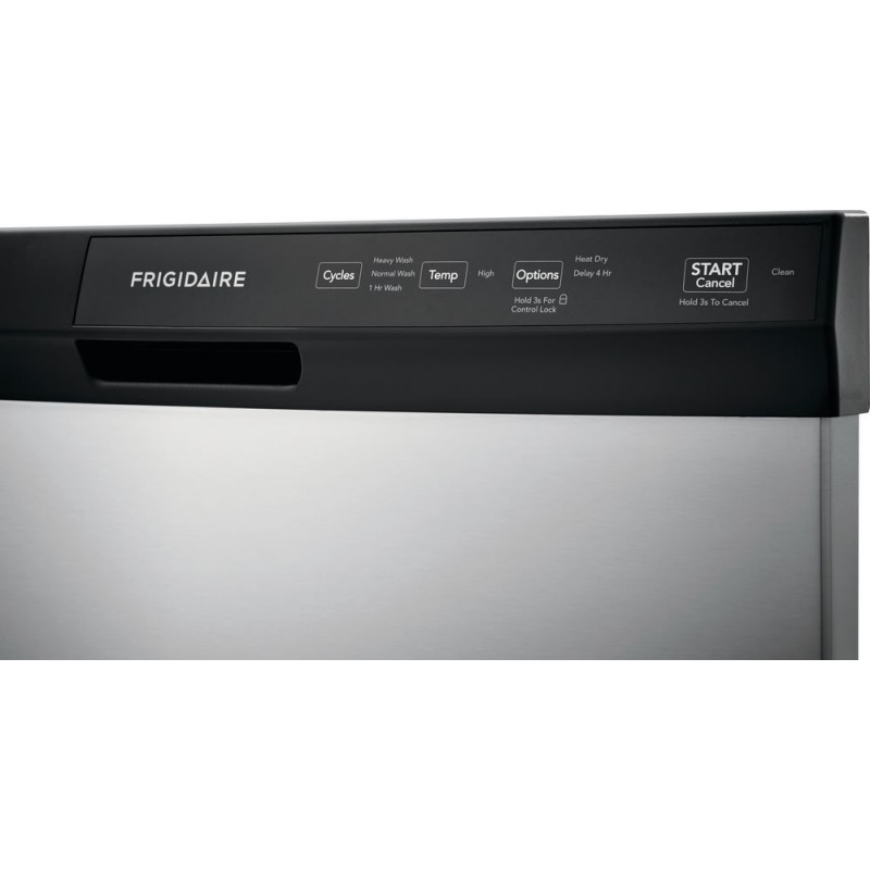 Frigidaire FFCD2413US 24 in. Built-In Front Control Tall Tub Dishwasher Frigidaire Ffcd2413us 24 Built In Dishwasher Stainless Steel