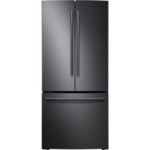 samsung black stainless steel refrigerator french door sale