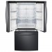Samsung RF220NCTASG 30 in. W 21.8 cu. ft. French Door Refrigerator in Fingerprint Resistant Black Stainless