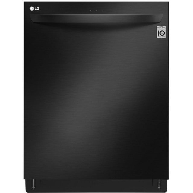 LG LDT7808BM 24 in. Top Control Built-In Smart Dishwasher in Matte Black Stainless Steel, QuadWash, TrueSteam, 3rd Rack, 42 dBA