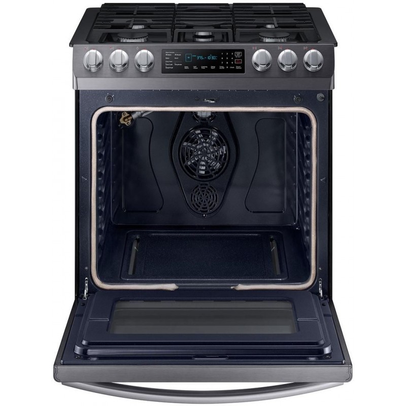 Samsung NX58N9420SG 30in 5 Burners 5.8cu ft SelfCleaning Convection SlideIn Gas Range