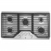 GE JGP5036SLSS 36 in. Built-In Gas Cooktop in Stainless Steel with 5 Burners Including Power Boil Burner