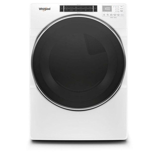 Whirlpool WGD8620HW 7.4 cu. ft. 120-Volt White Stackable Gas Vented Dryer with Steam and Intuitive Touch Controls, ENERGY STAR