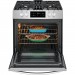 Frigidaire FFGH3051VS 30 in. 5 cu. ft. Front Control Gas Range in Stainless Steel