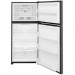 Frigidaire FFTR2045VD 30 Inch Freestanding Top Freezer Refrigerator with 20 cu. ft. Total Capacity in Black Stainless Steel