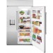 Cafe CSB48YP2NS1 48 Inch Built In Side by Side Smart Refrigerator with 28.7 Cu. Ft Capacity, Adjustable Spill Proof Shelves, Climate Control Drawer, Showcase LED Lighting, Auto Fill, WiFi, and External Filtered Water/Ice Dispenser