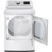 LG DLE7300WE 7.3 cu. ft. Ultra Large White Smart Electric Vented Dryer with EasyLoad Door & Sensor Dry, ENERGY STAR