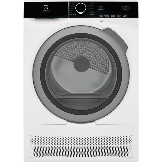 Electrolux ELFE4222AW 24 Inch Electric Ventless Dyer with 4.0 cu. ft. Capacity, 12 Cycles, Gentle Dry Advanced Technology, Instant Refresh Cycle, Reverse Tumble, Condensation Dryer, and ENERGY STAR® Certified