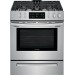 Frigidaire FFGH3054US 30 Inch Front Control Gas Range with 5 Sealed Burners, 5.0 cu. ft. Capacity Oven, Storage Drawer, Continuous Grates, Self Clean, Quick Boil, Low Simmer Burner, Hidden Bake Element, CSA Certified and ADA Compliant: Stainless Steel