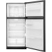 Frigidaire FFTR2021TS 30 Inch Freestanding Top Mount Refrigerator with 20.4 cu. ft. Capacity, Store-More™ Drawers, Store-More™ Gallon Shelf, Reversible Door, Deli Drawer, Clear Dairy Bin, and CSA Certified: Stainless Steel