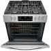 Frigidaire FGGH3047VF Gallery Series 30 Inch Front Control Gas Range with 5 Burners, 5.6 Cu. Ft. Capacity True Convection Oven, Continuous Grates, Self Clean with Steam Option, Storage Drawer, Air Fry, Temperature Probe : Stainless Steel