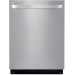 LG LDT5678SS 24 in. PrintProof Stainless Steel Top Control Built-In Tall Tub Dishwasher, QuadWash, 3rd Rack, EasyRack Plus, 46 dBA