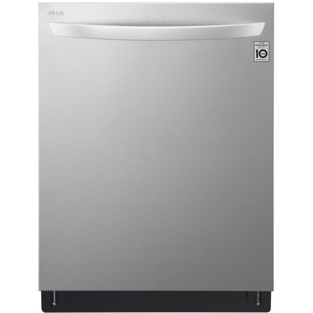 LG LDT7808SS 24 in. Stainless Steel Top Control Built-In Tall Tub Smart Dishwasher with QuadWash, TrueSteam, 3rd Rack, 42 dBA