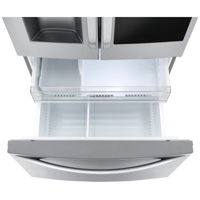 LG LFXC22596S 36 Inch Smart Counter Depth French Door Refrigerator with