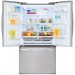 LG LFXS26973S 26.2 cu. ft. French Door Smart Refrigerator with Glide N' Serve and Wi-Fi Enabled in PrintProof Stainless Steel
