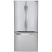 LG LRFCS2503S 33 in. W 25 cu. ft. French Door Refrigerator with Filtered Ice in PrintProof Stainless Steel