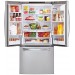 LG LRFCS2503S 33 in. W 25 cu. ft. French Door Refrigerator with Filtered Ice in PrintProof Stainless Steel