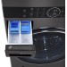 LG WKEX200HBA 27 in. Black Steel WashTower Laundry Center with 4.5 cu. ft. Front Load Washer and 7.4 cu. ft. Electric Dryer