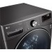 LG WM4200HBA - 5.0 Cu. Ft. High Efficiency Stackable Smart Front-Load Washer with Steam and Built-In Intelligence - Black Steel