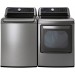 LG WT7300CV 27 Inch Top Load Smart Washer with 5.0 Cu. Ft. Capacity, SenseClean™ System, 6Motion™ Technology, TurboWash3D™, LoDecibel™ Operation, SmartThinQ® Technology, ColdWash™, StainCare, and ENERGY STAR®: Graphite Steel