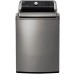 LG WT7300CV 27 Inch Top Load Smart Washer with 5.0 Cu. Ft. Capacity, SenseClean™ System, 6Motion™ Technology, TurboWash3D™, LoDecibel™ Operation, SmartThinQ® Technology, ColdWash™, StainCare, and ENERGY STAR®: Graphite Steel