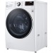 LG DLEX4200W 7.4 cu. ft. Ultra Large Capacity White Smart Electric Vented Dryer with Sensor Dry, TurboSteam & Wi-Fi Enabled