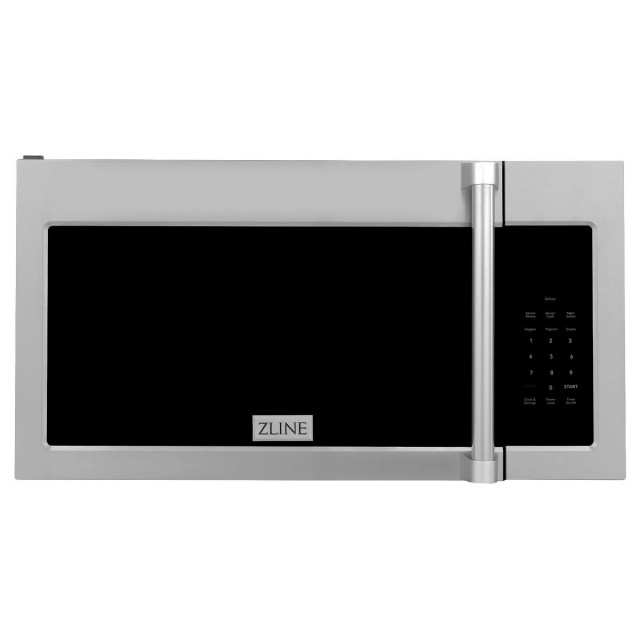 Zline MWO-OTR-H-30 1.5 cu. ft. Over the Range Convection Microwave Oven in Stainless Steel with Traditional Handle with Sensor Cooking