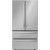 SHARP SJG2351FS 36 Inch Freestanding Counter Depth 4 Door French Door Refrigerator with 22.5 cu. ft. Total Capacity, 6.6 cu. ft. Freezer Capacity, Crisper Drawer, Automatic Defrost, Energy Star Certified, Ice Maker, Fingerprint Resist in Stainless Steel