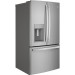GE GFE28GYNFS 36 Inch French Door Refrigerator with 27.8 cu. ft. Capacity, TwinChill, Turbo Cool/Freeze, Showcase LED, Ice & Water Dispenser, Advanced Filtration, ADA Compliant, and ENERGY STAR® Certified: Fingerprint Resistant Stainless Steel