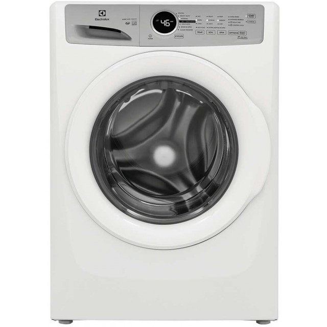 Electrolux ELFW7337AW 27 Inch Front Load Washer with 4.4 Cu. Ft. Capacity, LuxCare® Wash System, Stainless Steel Drum, Child Lock, 7 Wash Cycles, Clean Washer, Delicates, Fast Wash, Heavy Duty, Delay Start Time, UL Listed, and ENERGY STAR® Certified