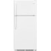 Frigidaire FFTR1821TW 30 Inch Top Freezer Refrigerator with 18 cu. ft. Capacity, Adjustable Glass Shelves, Store-More™ Drawers, Store-More™ Gallon Shelf, 1/2 Width Deli Drawer, Clear Dairy Bin, Reversible Door, and ADA Compliant: White