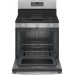 GE JGB660YPFS 30 Inch Freestanding Gas Range with 5 Sealed Burners, 5.0 Cu. Ft. Oven Capacity, Storage Drawer, Continuous Grates, Self-Clean, Griddle, Precise Simmer, Power Boil, and Star-K® Certified: Fingerprint Resistant Stainless Steel