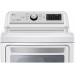 LG DLG7301WE 27 Inch Gas Smart Dryer with 7.3 cu. ft. Capacity, SmartThinQ® Technology, EasyLoad™ Door, FlowSense™ Duct Clogging Indicator, 12 Options, Sensor Dry System, Wi-Fi Connectivity, Voice Activation, Wrinkle Care Option and ENERGY STAR®: White