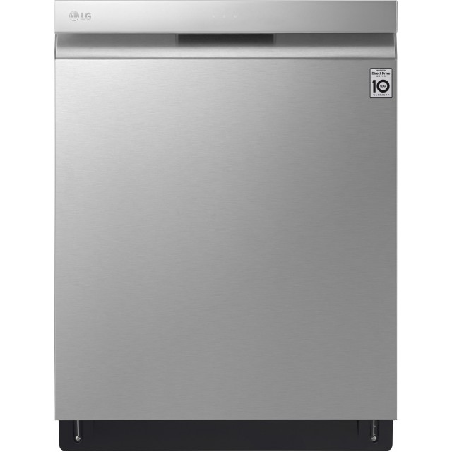 LG LDP7808SS 24 Inch Fully Integrated Control Smart Dishwasher with 15 Place Setting Capacity, SmartThinQ, Wifi, QuadWash™, EasyRack Plus, TrueSteam, 10 Cycles, NeveRust™ Tub, and EnergyStar® Qualified: PrintProof™ Stainless Steel