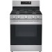 LG LRGL5823S 30 Inch Gas Smart Range with 5 Sealed Burners, 5.8 Cu. Ft. Convection Oven Capacity, Storage Drawer, Continuous Grates, Air Fry, Self Clean & EasyClean®, Wi-Fi Enabled, SmartDiagnosis™, Griddle, and Sabbath Mode: Stainless Steel