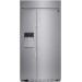 LG Studio LSSB2692ST 42 Inch Built-in Smart Side by Side Refrigerator with 25.6 cu. ft. Capacity, SpacePlus®, Slam-Proof Drawers and Doors, Linear Compressor, Tall Ice and Water Dispenser®, Cantilevered Tempered Glass Shelving, and ENERGY STAR