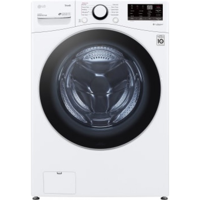 LG WM3600HWA 27 Inch Front Load Smart Washer with 4.5 Cu. Ft. Capacity, ColdWash™ Technology, LoDecibel™ Quiet Operation, SmartDiagnosis™, Wi-Fi, 10 Wash Cycles, Steam Cycle, Allergiene™ Cycle, Sanitary Cycle, NSF Certified, and Energy Star® Rated: White