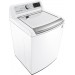 LG WT7305CW 27 Inch Top Load Smart Washer with 4.8 Cu. Ft. Capacity, 4-Way Agitator, TurboWash3D™ Technology, Smart Pairing™, 8 Wash Programs, Bedding, Add Garments, Control Lock, and ENERGY STAR® Certified: White