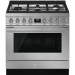 Smeg CPF30UGGYW Portofino Series 30 Inch Freestanding All Gas Range with Natural Gas, 3.6 cu. ft. Total Oven Capacity, Convection Oven, Continuous Grates, in Yellow