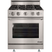 Dacor DR30GSLP Distinctive Series 30 Inch Freestanding Gas Range with 4.8 cu. ft. Convection Oven, 4 Burners, Illuminated Knob Controls and Epicure Handle: Liquid Propane, in Stainless Steel