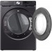 Samsung DVG45R6300V 7.5 cu. ft. Fingerprint Resistant Black Stainless, Stackable Gas Dryer with Steam Sanitize+