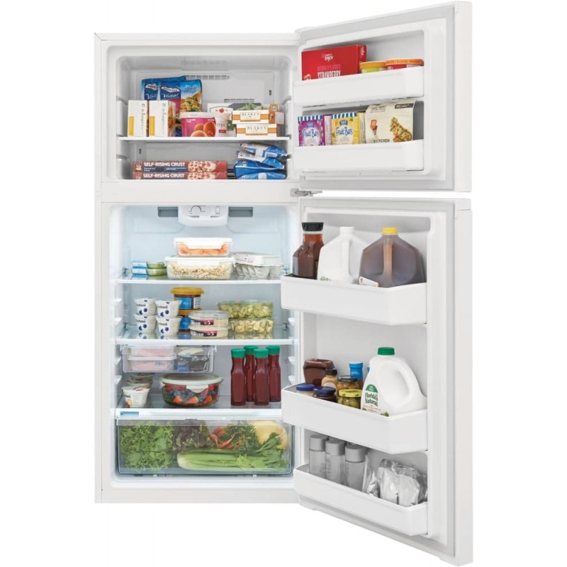Frigidaire Fftr1425vw 13 9 Cu Ft Top Freezer Refrigerator In White