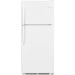 Frigidaire FFTR2021TW 30 Inch Freestanding Top Mount Refrigerator with 20.4 cu. ft. Capacity, Reversible Door: White