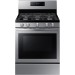 Samsung NX58R5601SS 30 in. 5.8 cu. ft. Gas Range with Self-Cleaning and Fan Convection Oven in Stainless Steel