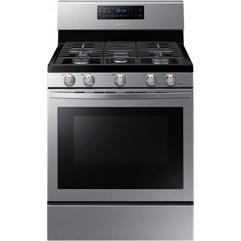 5.8 cu. ft. Gas Oven Range & Gas Stove in Stainless Steel