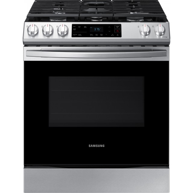 Samsung NX60T8111SS 30 in. 6.0 cu. ft. SlideIn Gas Range with Self