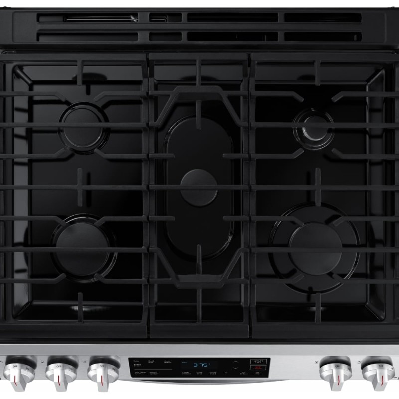 Samsung NX60T8111SS 30 in. 6.0 cu. ft. SlideIn Gas Range with Self