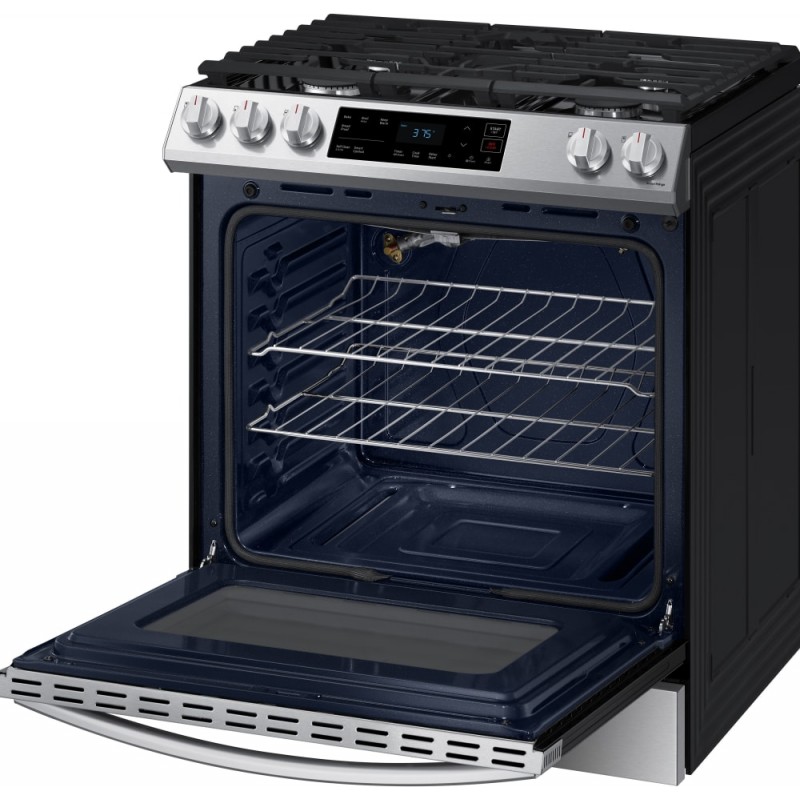 Samsung NX60T8111SS 30 in. 6.0 cu. ft. SlideIn Gas Range with Self