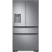 Samsung RF23M8070SR 22.6 cu. ft. 4-Door French Door Refrigerator with Recessed Handle in Stainless Steel, Counter Depth